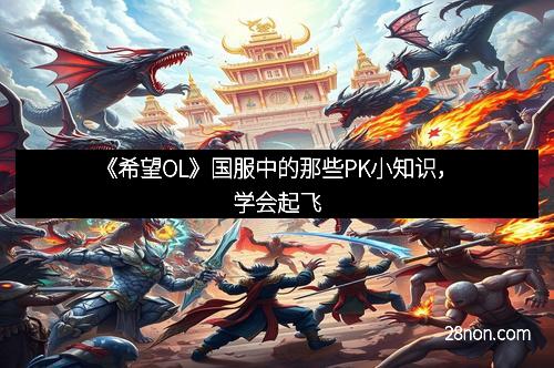 《希望OL》国服中的那些PK小知识,学会起飞